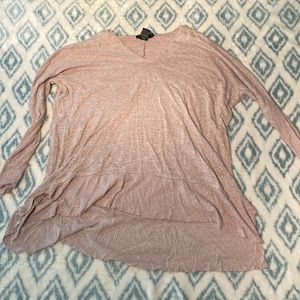 Miss Chevous loose longsleeve shirt, light pink, size s/m but very loose fitting